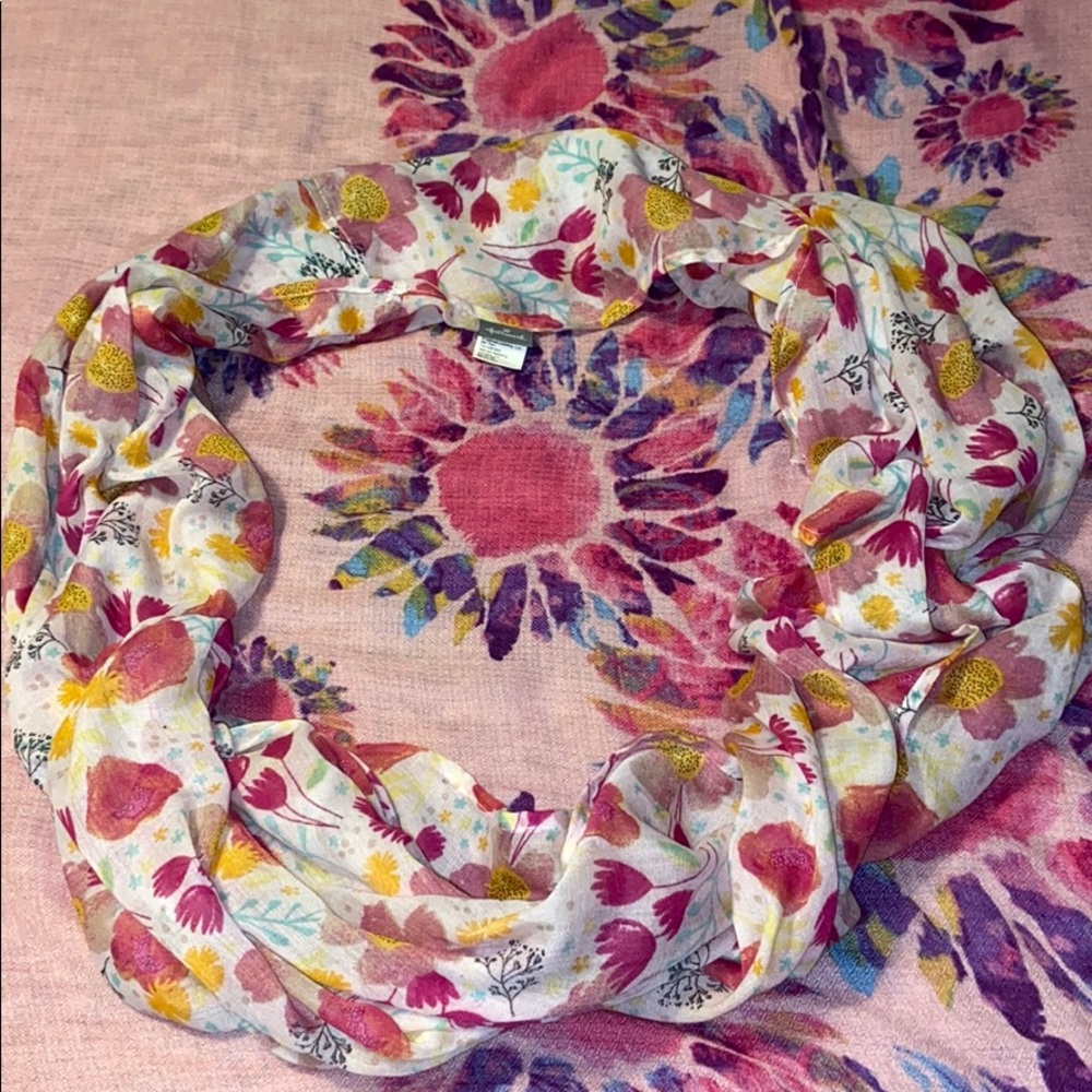 Floral scarf